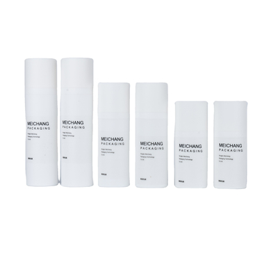 15 ml 30 ml 50 ml witte matte luchtloze lotionpomp Fles 0.25 ml ontladingspercentage Pp spuitpomp