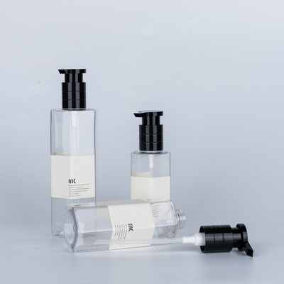 Kettingmateriaal PET Plastic 200 ml 250 ml 300 ml Shampoo Flasje voor huidverzorging Verpakking
