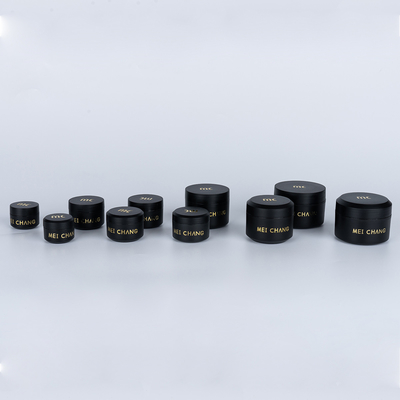 Industriële cosmetica PP plastic pot met schroefdop 5ml 10ml 15ml 30ml 50ml Kleur Rond