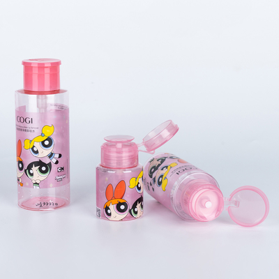 200 ml 500 ml Luxe PET huidverzorging Verpakking Nagelpoetser Pomp Dispenser Fles