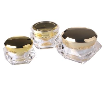Collar materiaal acryl 15g 30g 50g container voor luxe oogcrème in diamanten pot