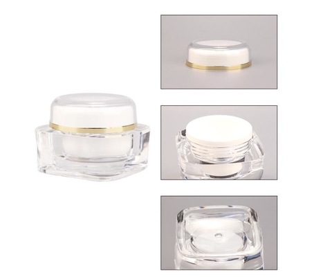 Collar materiaal acryl 15g 30g 50g container voor luxe oogcrème in diamanten pot