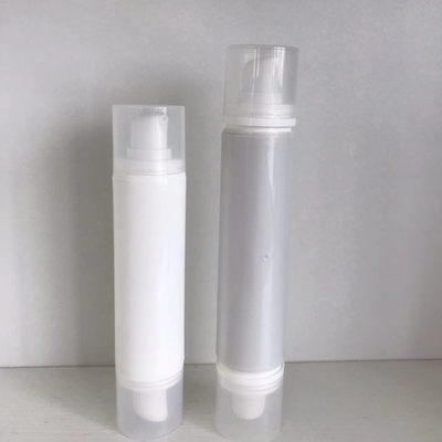 10 ml 10 ml 15 ml 15 ml dubbele luchtloze cosmetische flessen voor PP cosmetische verpakkingen