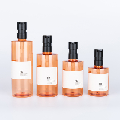 200 ml 250 ml 300 ml 400 ml PET PP shampoo fles met pompsprayer en schermdruk