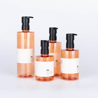 200 ml 250 ml 300 ml 400 ml PET PP shampoo fles met pompsprayer en schermdruk