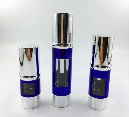 15 ml 30 ml 50 ml luchtloze pomplotionfles in elke kleur voor cosmetische verpakkingen