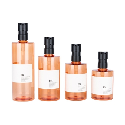 200 ml 250 ml 300 ml 400 ml Plastic PET fles Shampoo fles Ronde fles Met lotion pomp