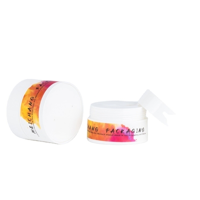 Aanpasbaar 30g 50g Plastic pp ronde luchtloze pot voor gezicht Crème oogcrème cosmetische verpakking