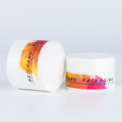 Aanpasbaar 30g 50g Plastic pp ronde luchtloze pot voor gezicht Crème oogcrème cosmetische verpakking