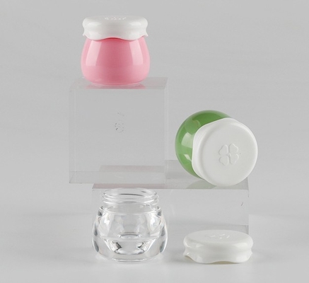 Plastic Cap 10 ml Acryl cosmetische verpakking voor kleine gezichtscrème pot