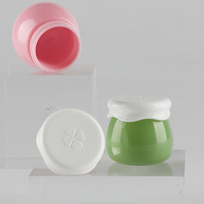 Plastic Cap 10 ml Acryl cosmetische verpakking voor kleine gezichtscrème pot