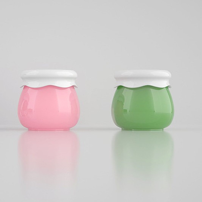 Plastic Cap 10 ml Acryl cosmetische verpakking voor kleine gezichtscrème pot