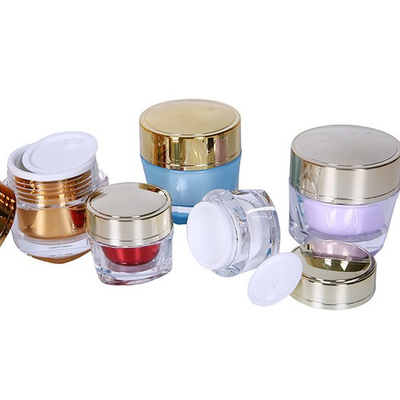 Acryl lichaam PP binnentank 15g lege huidverzorgingscrème voor het gezicht cosmetische container crème potten