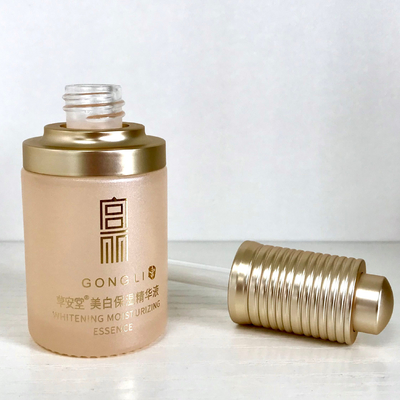 Kinderwaardig 30 ml glazen roterende druppelfles voor oogcrème Luxe essence fles