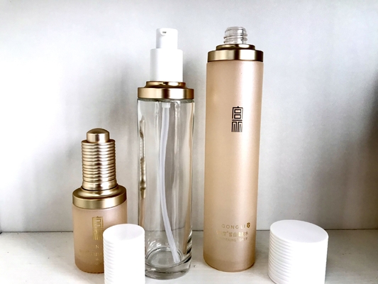 Kinderwaardig 30 ml glazen roterende druppelfles voor oogcrème Luxe essence fles