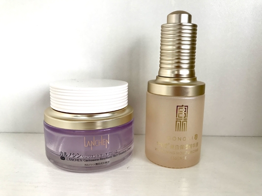 Kinderwaardig 30 ml glazen roterende druppelfles voor oogcrème Luxe essence fles