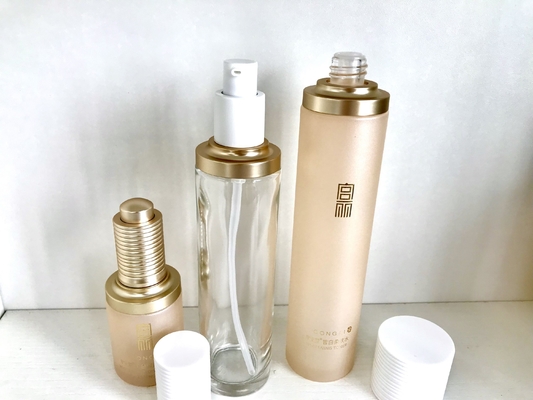 Kinderwaardig 30 ml glazen roterende druppelfles voor oogcrème Luxe essence fles