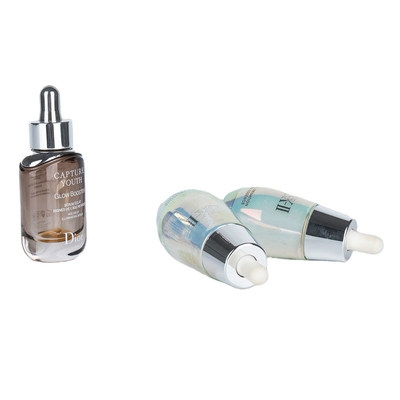 Concurrerende glazen ronde dropperfles voor serum en essence 30 ml 50 ml elke kleur is OK