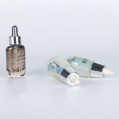 Concurrerende glazen ronde dropperfles voor serum en essence 30 ml 50 ml elke kleur is OK