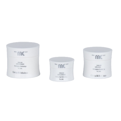 Eenwandig ontwerp 15g 30g 50g Plastic Cosmetic Jar voor oogserum en regenererende crème