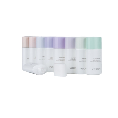 Aanvaardbaar klantlogo 30 ml 50 ml HDPE zachte plastic lege zonnebrandcrème verpakking