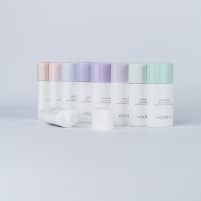 Aanvaardbaar klantlogo 30 ml 50 ml HDPE zachte plastic lege zonnebrandcrème verpakking