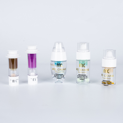 Ontladingspercentage 0,25 ml Gouache mengdruppelfles voor essentiële serum toner PETG