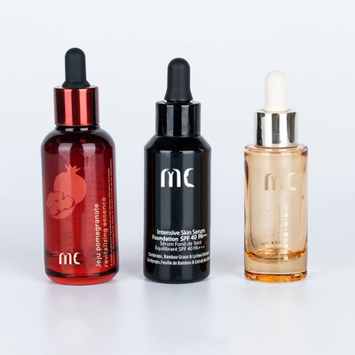 Glas rond dropper fles 30 ml 50 ml voor eind en luxe essence serum Zhejiang kind resistent