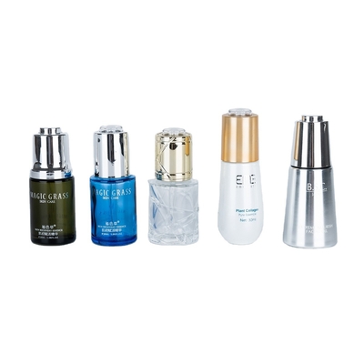 30 ml glazen roterende druppelfles voor shampoo-serum en -essentie met een grote capaciteit