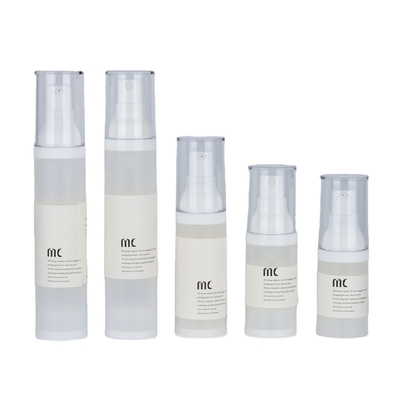 10 ml 15 ml 30 ml 40 ml 50 ml Plastic Airless Pump Flasje voor Gezicht Creme Oogcreme Lotion