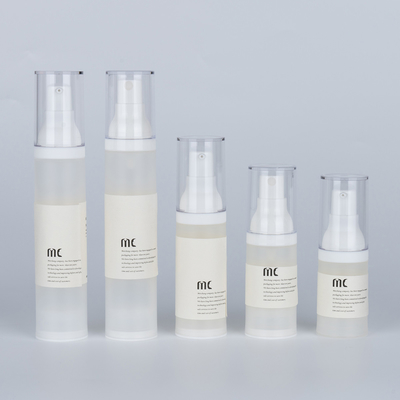 10 ml 15 ml 30 ml 40 ml 50 ml Plastic Airless Pump Flasje voor Gezicht Creme Oogcreme Lotion