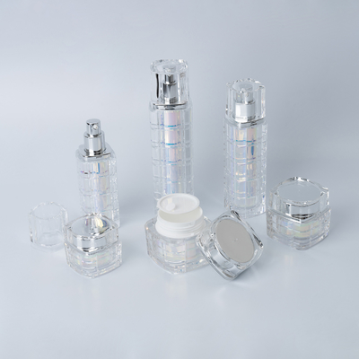 30g 50g 15g 50ml 30ml 100ml 120ml Acryl hoed huidverzorging Set Crème potten Plastic 10000pcs