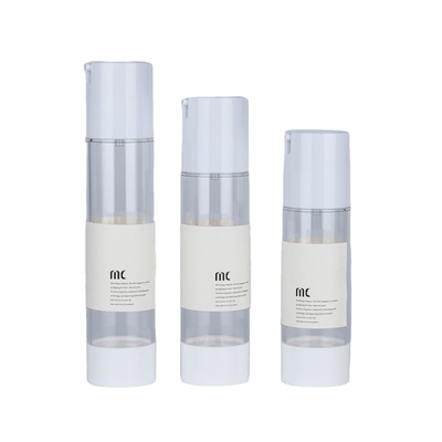 10ml 15ml 20ml 30ml 50ml 80ml 100ml 120ml Plastic Airless Pump Lotion Flasje voor huidverzorging