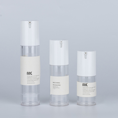 10ml 15ml 20ml 30ml 50ml 80ml 100ml 120ml Plastic AS Airless Pump Flasje voor huidverzorging