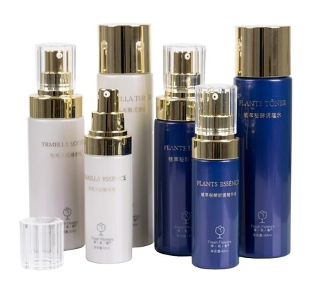 40 ml PET-kraagmateriaal Cosmetische fles met acrylkap en luxe cosmeticaverpakking