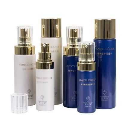 40 ml PET-kraagmateriaal Cosmetische fles met acrylkap en luxe cosmeticaverpakking