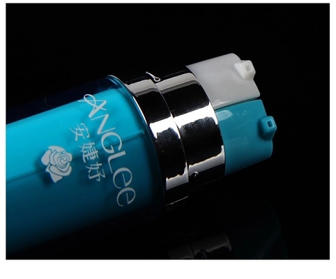 Kleur cosmetische luchtloze fles 25 ml Innerlijk gegraveerd AS Dubbele inwendige fles Luxe emulsie