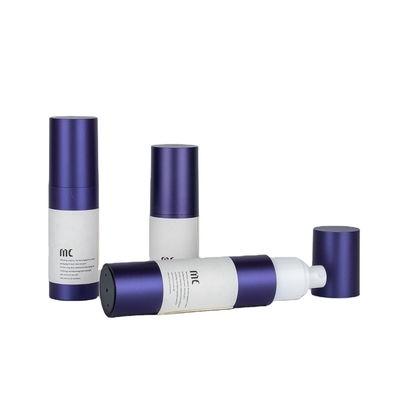 Gepersonaliseerde kleur cosmetische luchtloze pompfles 30 ml 50 ml 100 ml voor lichaamslotion