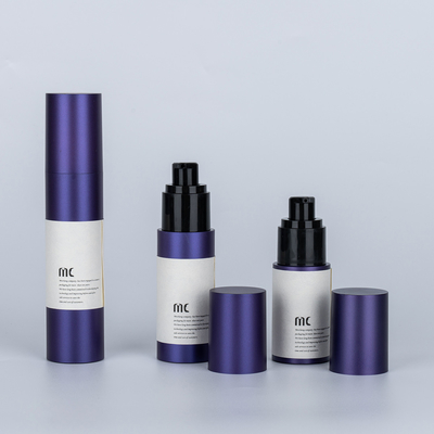Gepersonaliseerde kleur cosmetische luchtloze pompfles 30 ml 50 ml 100 ml voor lichaamslotion