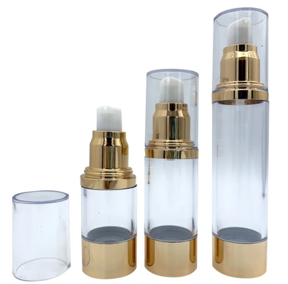 PP materiaal 15 ml 30 ml 50 ml luchtloze pompfles voor schermdrukken en persoonlijke verzorging