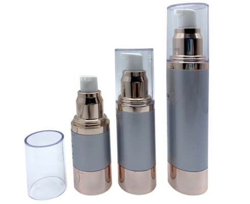 PP materiaal 15 ml 30 ml 50 ml luchtloze pompfles voor schermdrukken en persoonlijke verzorging