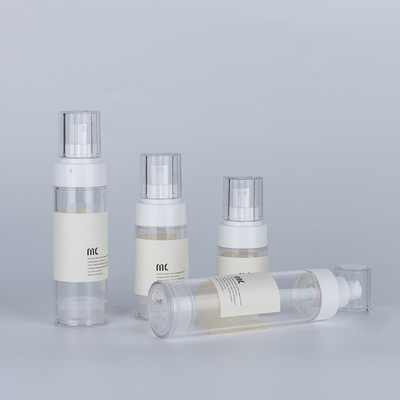 0.25 ml Afvoerpercentage Lotionfles met luchtloze pomp 30 ml 50 ml 60 ml 80 ml 100 ml PP plastic