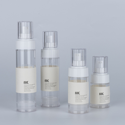 0.25 ml Afvoerpercentage Lotionfles met luchtloze pomp 30 ml 50 ml 60 ml 80 ml 100 ml PP plastic