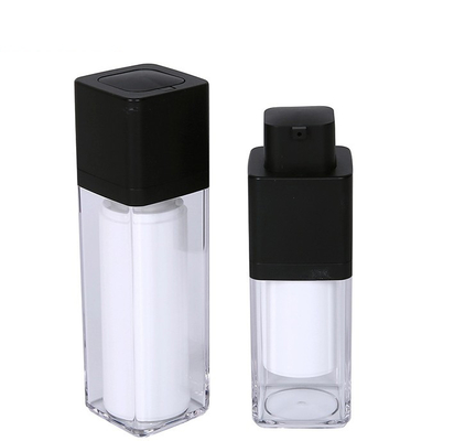 20 ml 30 ml 50 ml luchtloze acryllotionfles met luchtloze pomp en schermdruk