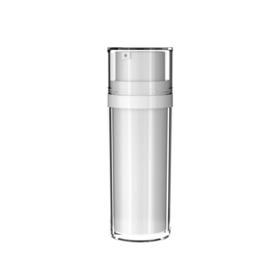 30 ml 50 ml capaciteit Dubbele inwendige fles Luxe Emulsie luchtloze fles met MS schroefkap