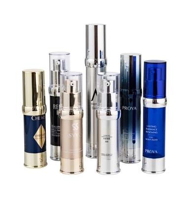 0.25 ml ontladingspercentage luchtloze pompfles voor 15 ml 20 ml 30 ml luxe serum en lotion