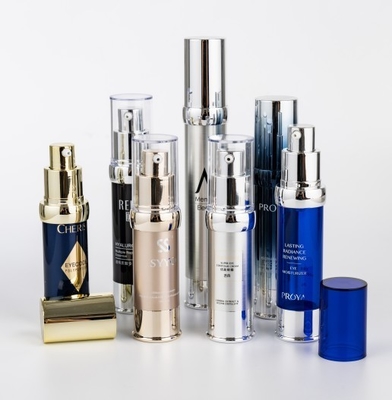0.25 ml ontladingspercentage luchtloze pompfles voor 15 ml 20 ml 30 ml luxe serum en lotion
